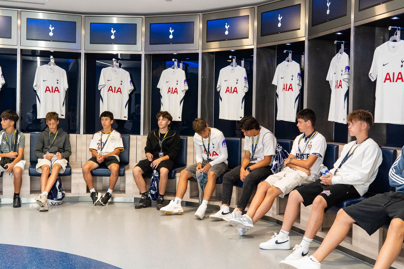 Visita al vestuario del Tottenham Hotspur Stadium